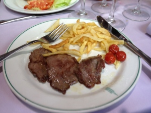 Veal with French Fries
